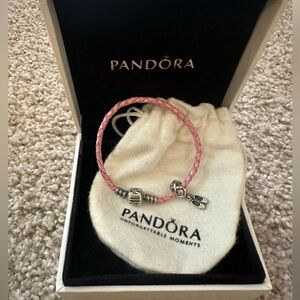 XS Pandora Bracelet w/ Ballet Charm. Great condition. Comes with box & sachet.
